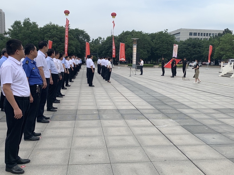 陽信縣城投集團：積極參加縣直機關黨員集體宣誓活動